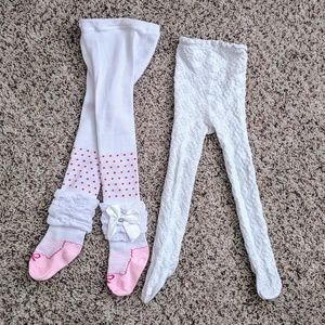 European tights for 2T girls